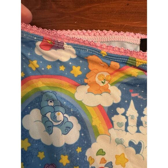 Dolls Kill Brand Care Bears Mesh Mini Skirt Size Small NWOT - Picture 4 of 7